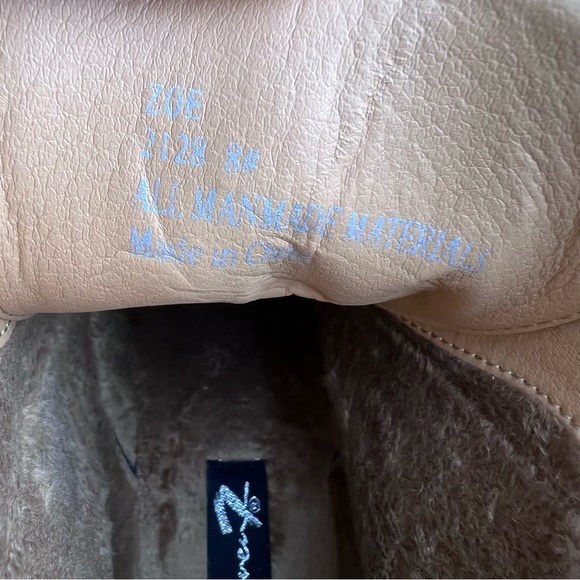 Seven7 Zoe front zipper platform Sand bootie size 8 NWB - Picture 10 of 11